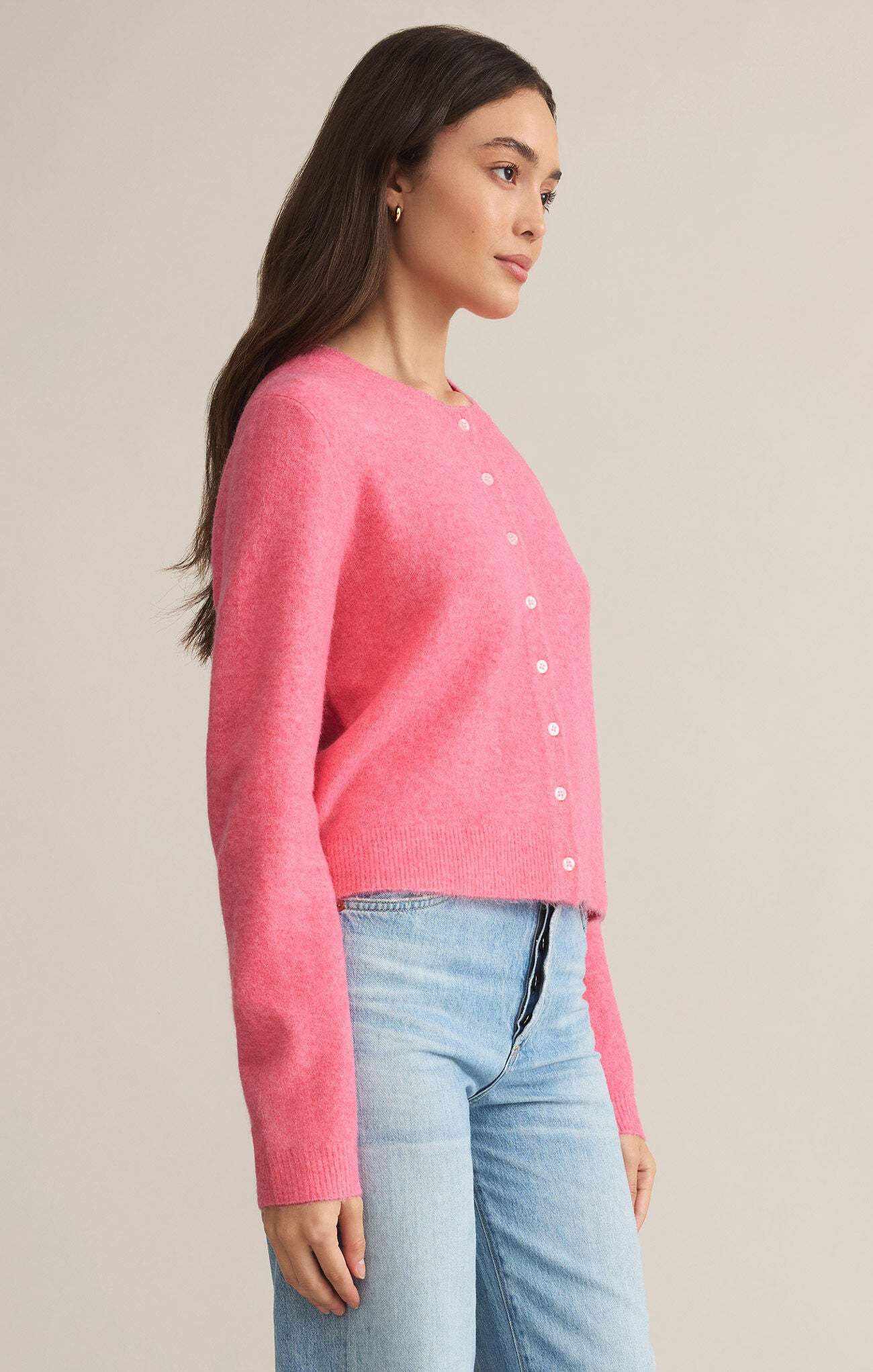 Medina Cardigan |Disco Pink|