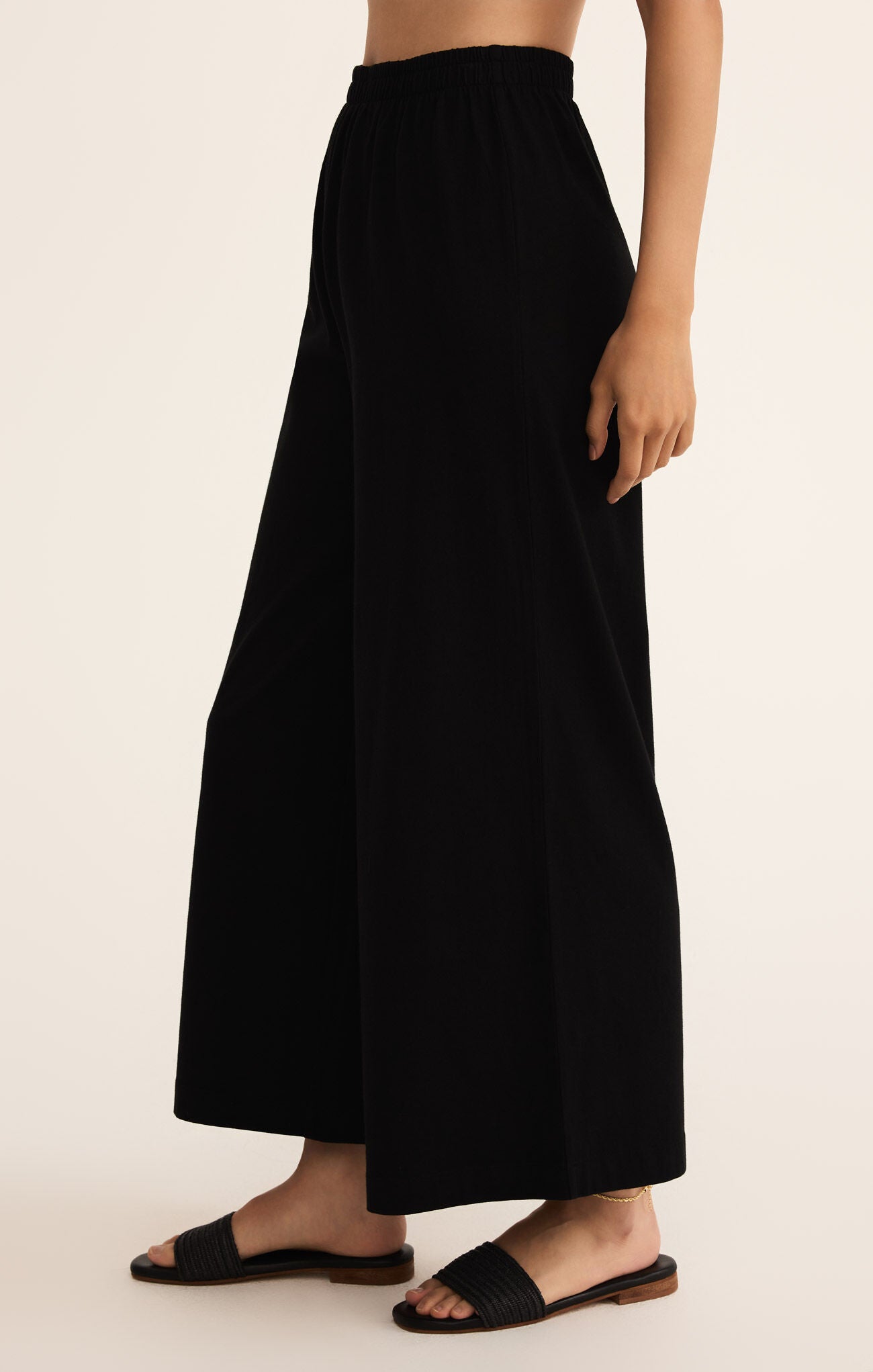 Scout Jersey Flare Pant |True Black|