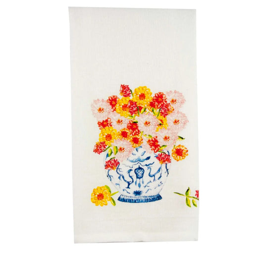 Zinnia Ginger Jar Dish Towel