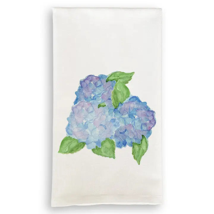 Hydrangea Dish Towel