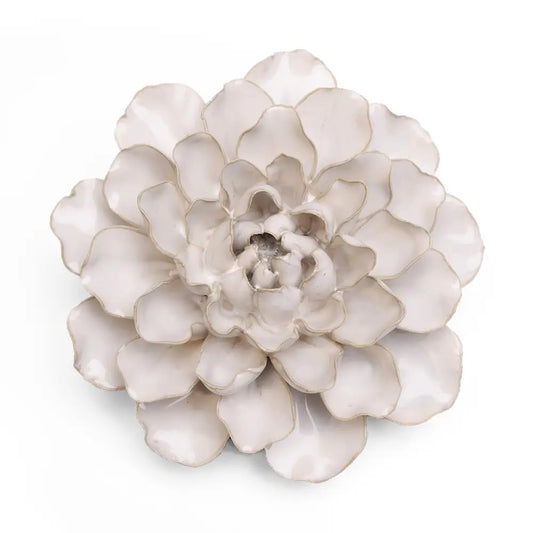 Ceramic Water Lily Ivory