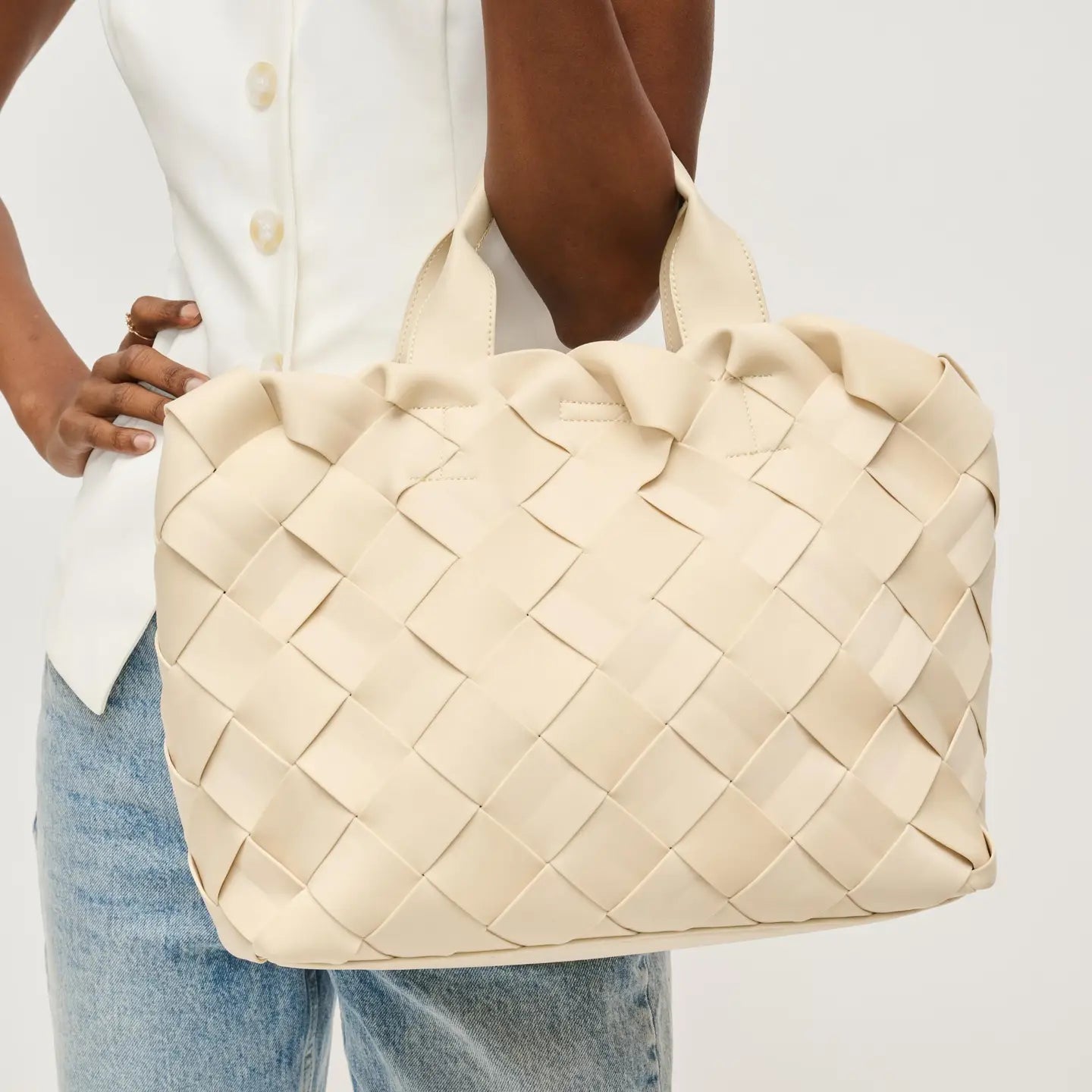 Ruth Woven Neoprene Tote