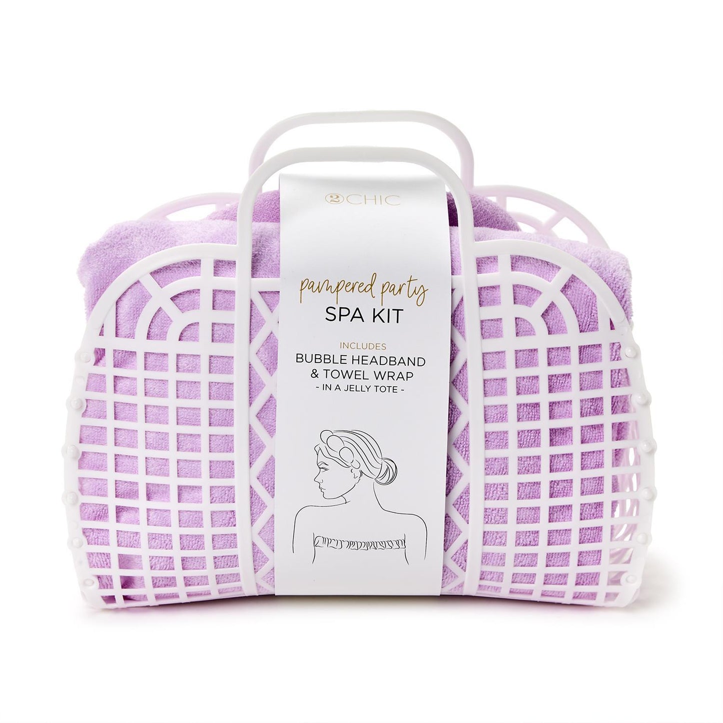 Headband and Towel Wrap Spa Set