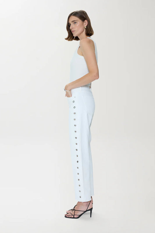 Lexi Mid Rise |Vivid White|