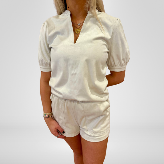 Suede Faux the Record Short
