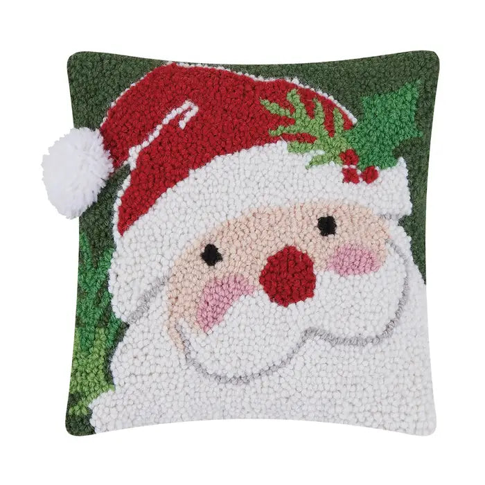 Santa Hat Pom Hook Pillow
