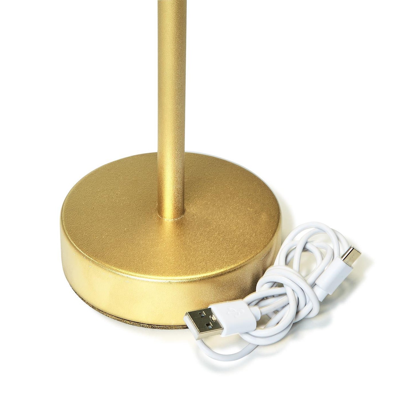 Cordless Scalloped Table Lamp