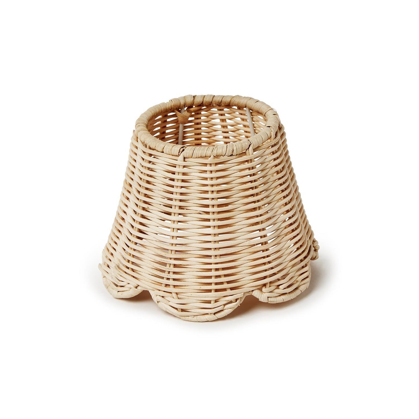 Rattan Scallop Lamp Shade