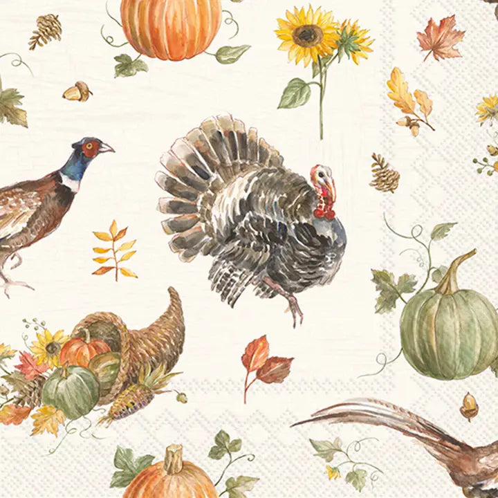 Cocktail Napkin |Happy Harvest|