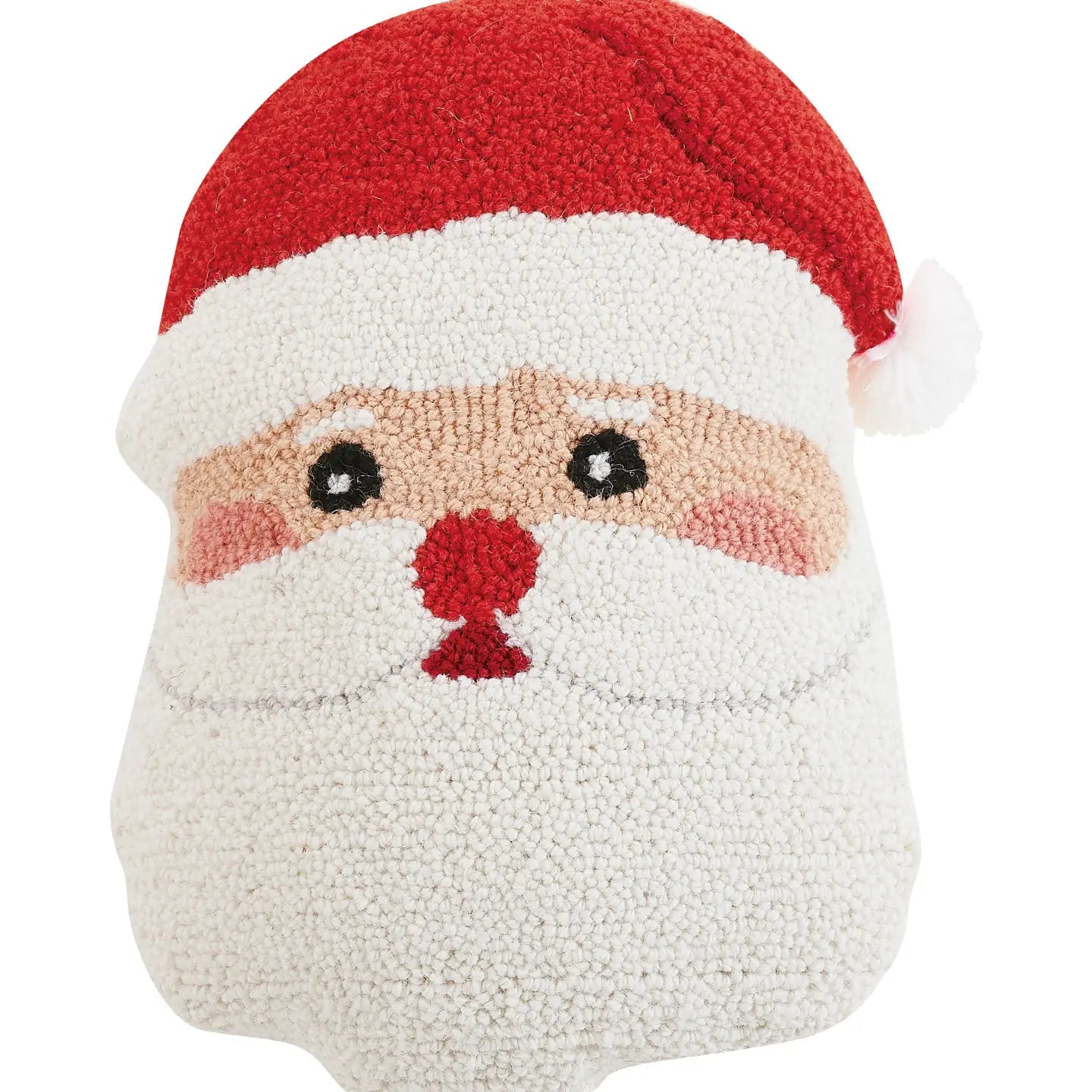 Shaped Santa Face Hook Pillow