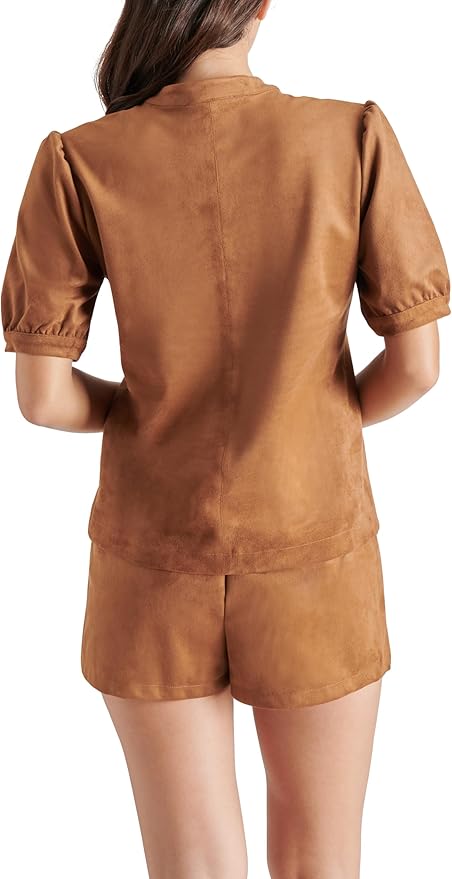 Suede Faux the Record Short