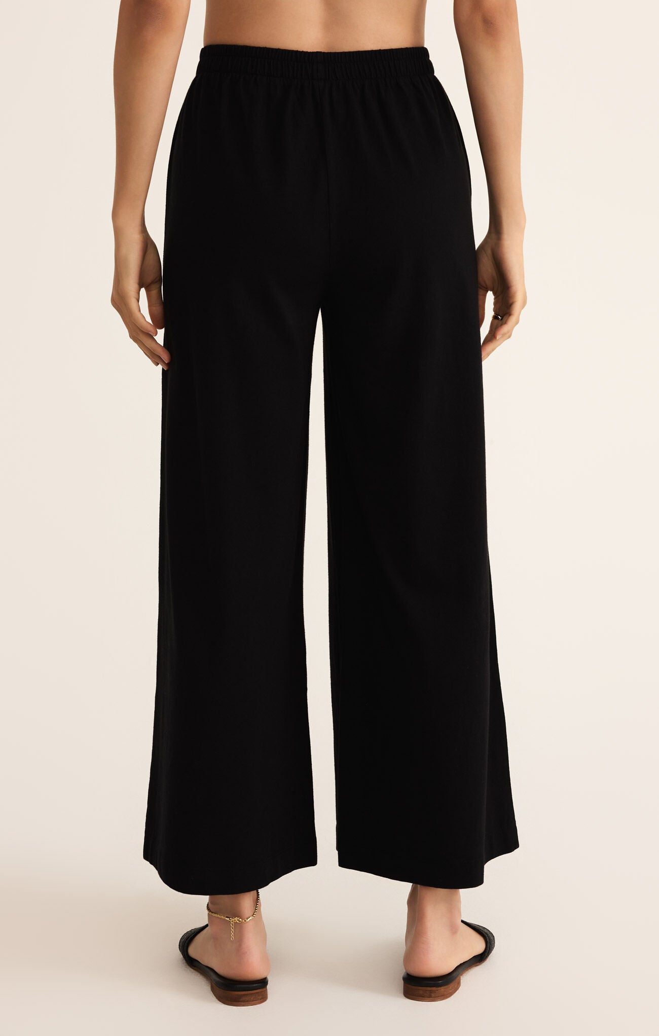Scout Jersey Flare Pant |True Black|