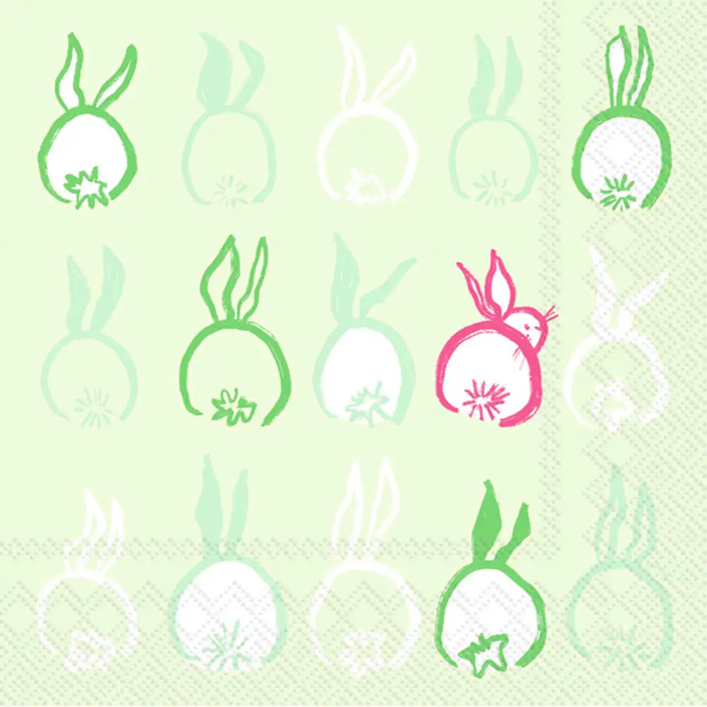 Cocktail Napkin |Bunny Tails|