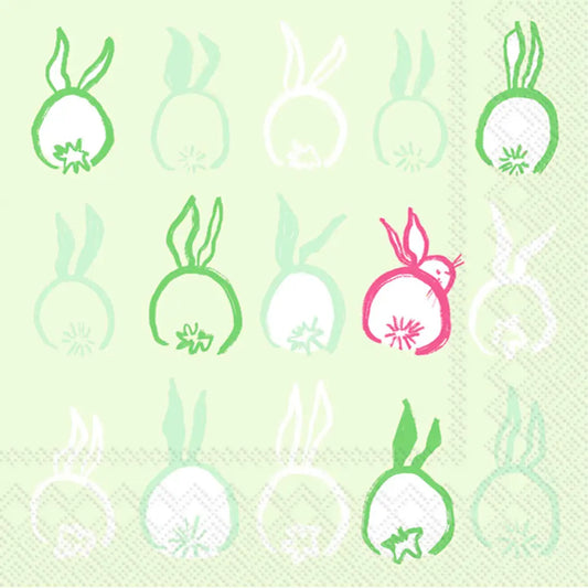 Cocktail Napkin |Bunny Tails|