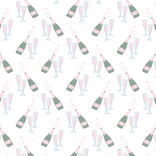 Pennie Women's Pajama Pant Set |Cheers to Champagne|