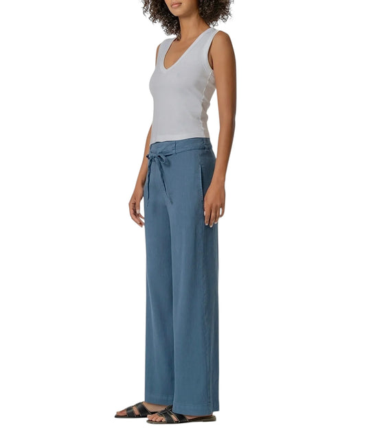 Charlotte Linen Pant |Coastal Blue|