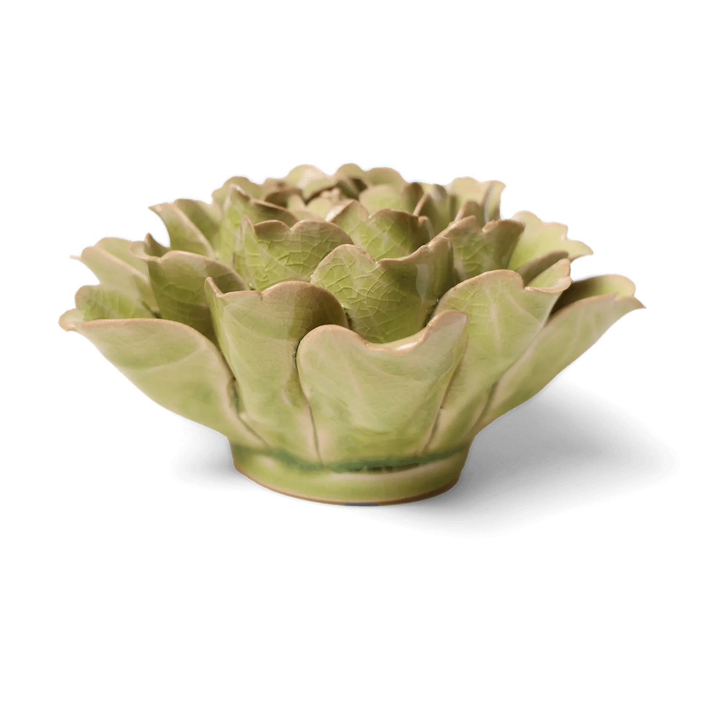 English Garden Ceramic Flower Green Tree Peony