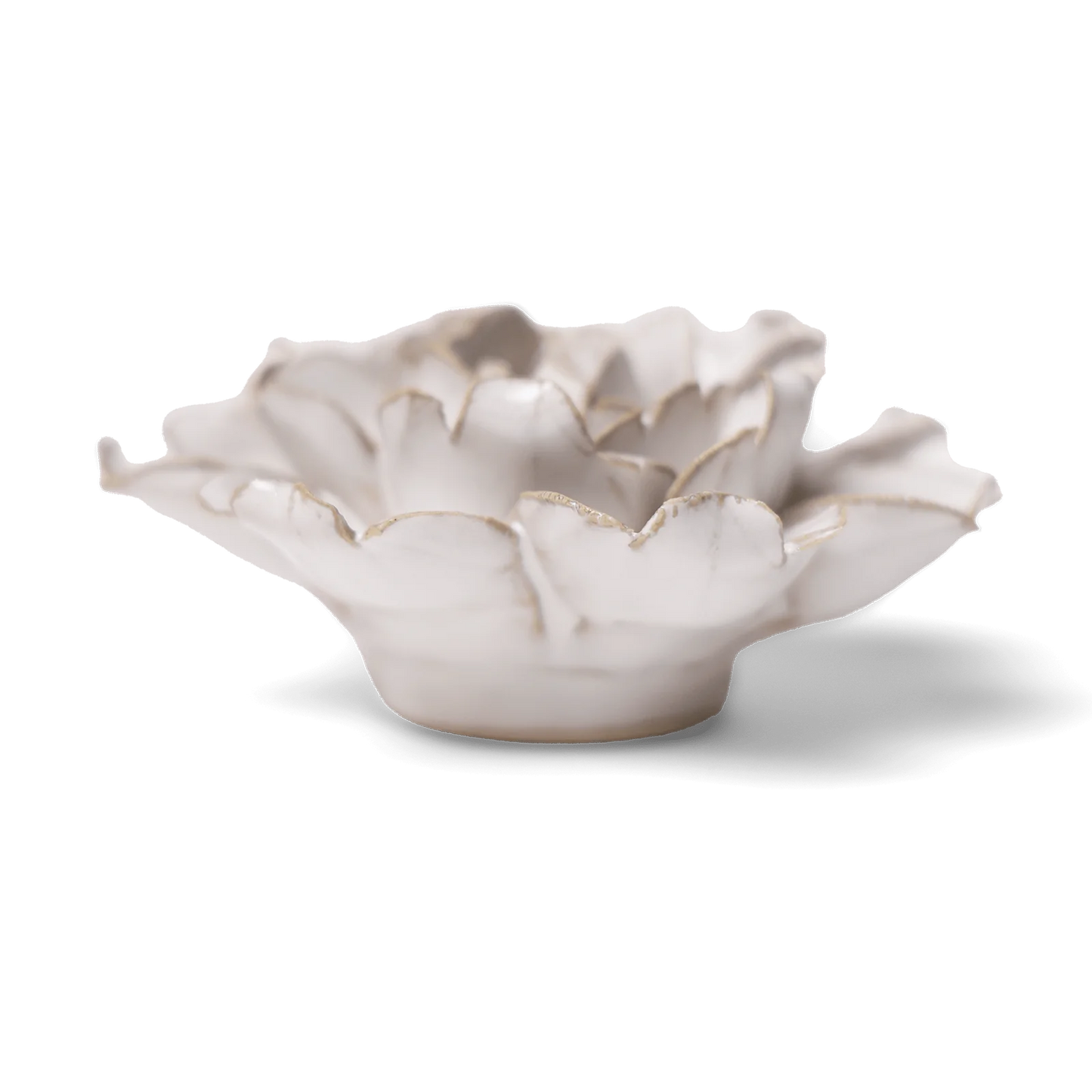 Ceramic White Ivory Rose