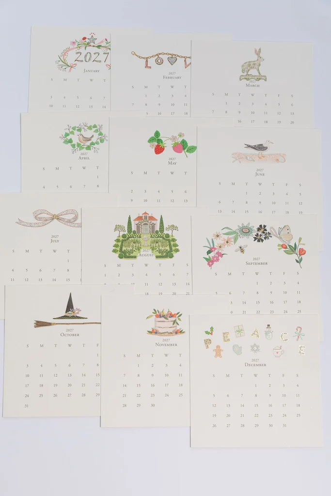 2027 Desk Calendar Refill |Karen Adams|