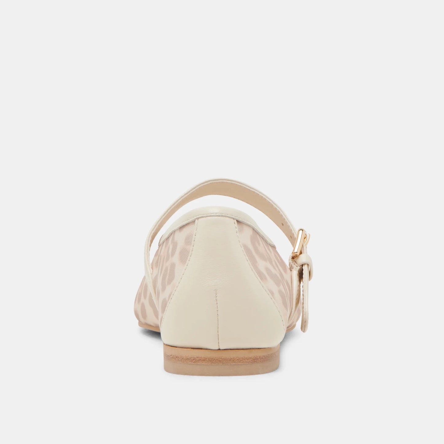 Roslyn Ballet Flat |White Leo Mesh|