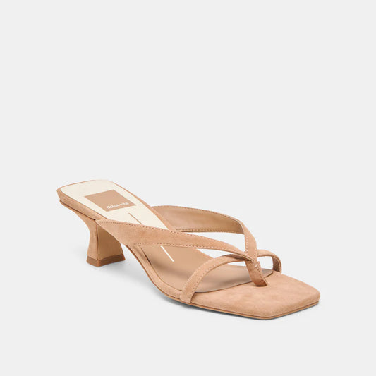 Brevel Heels |Toffee Suede|