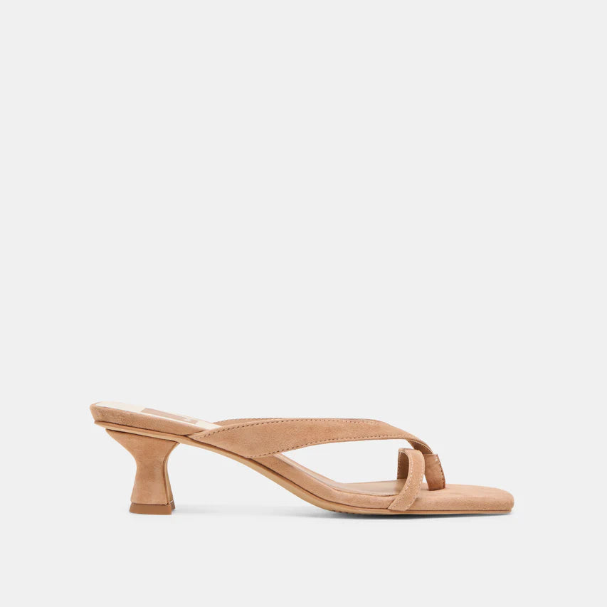Brevel Heels |Toffee Suede|