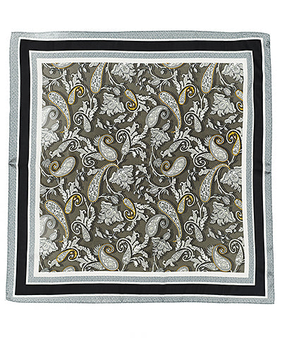 Paisley Print Silky Scarf