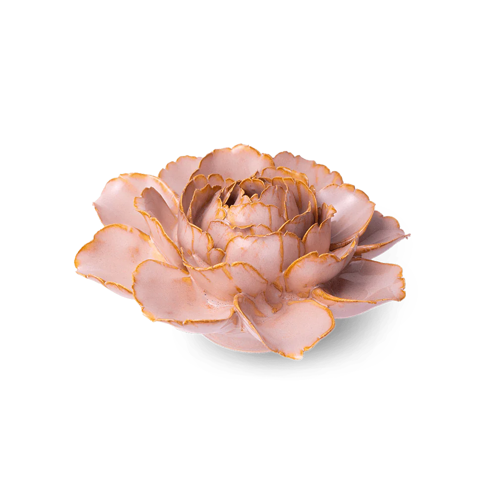 France Ceramic Flower Pink Zinnia