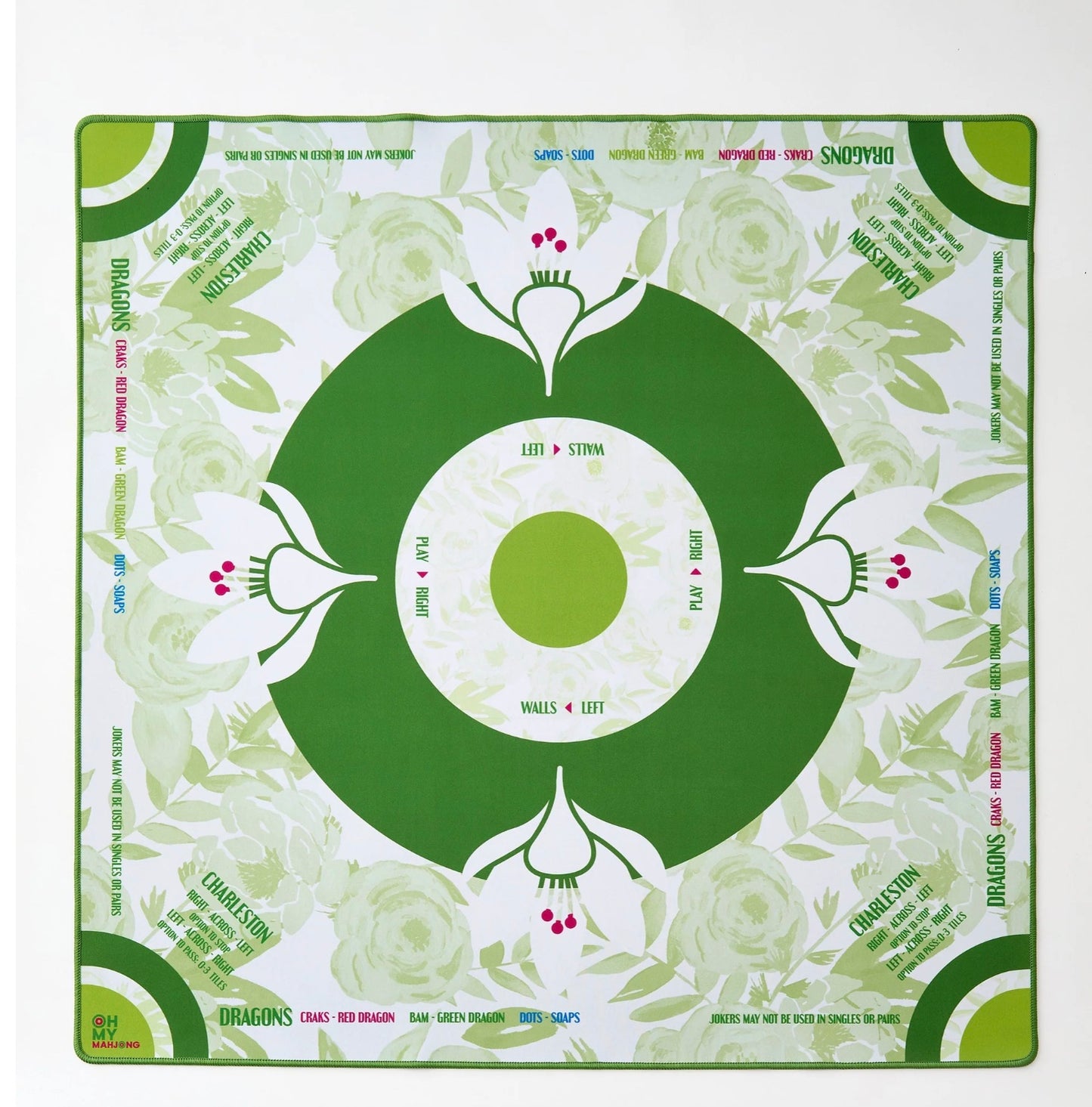 Olive Rose Mahjong Mat