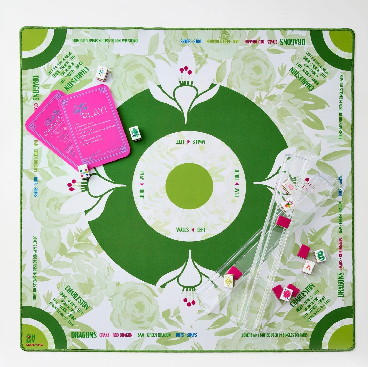 Olive Rose Mahjong Mat