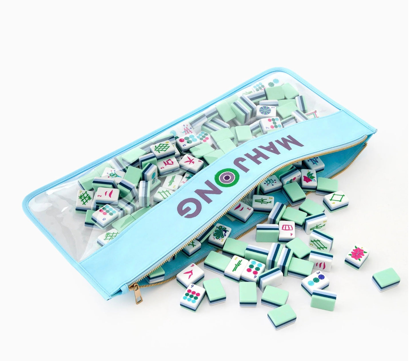Light Blue Tile Bag