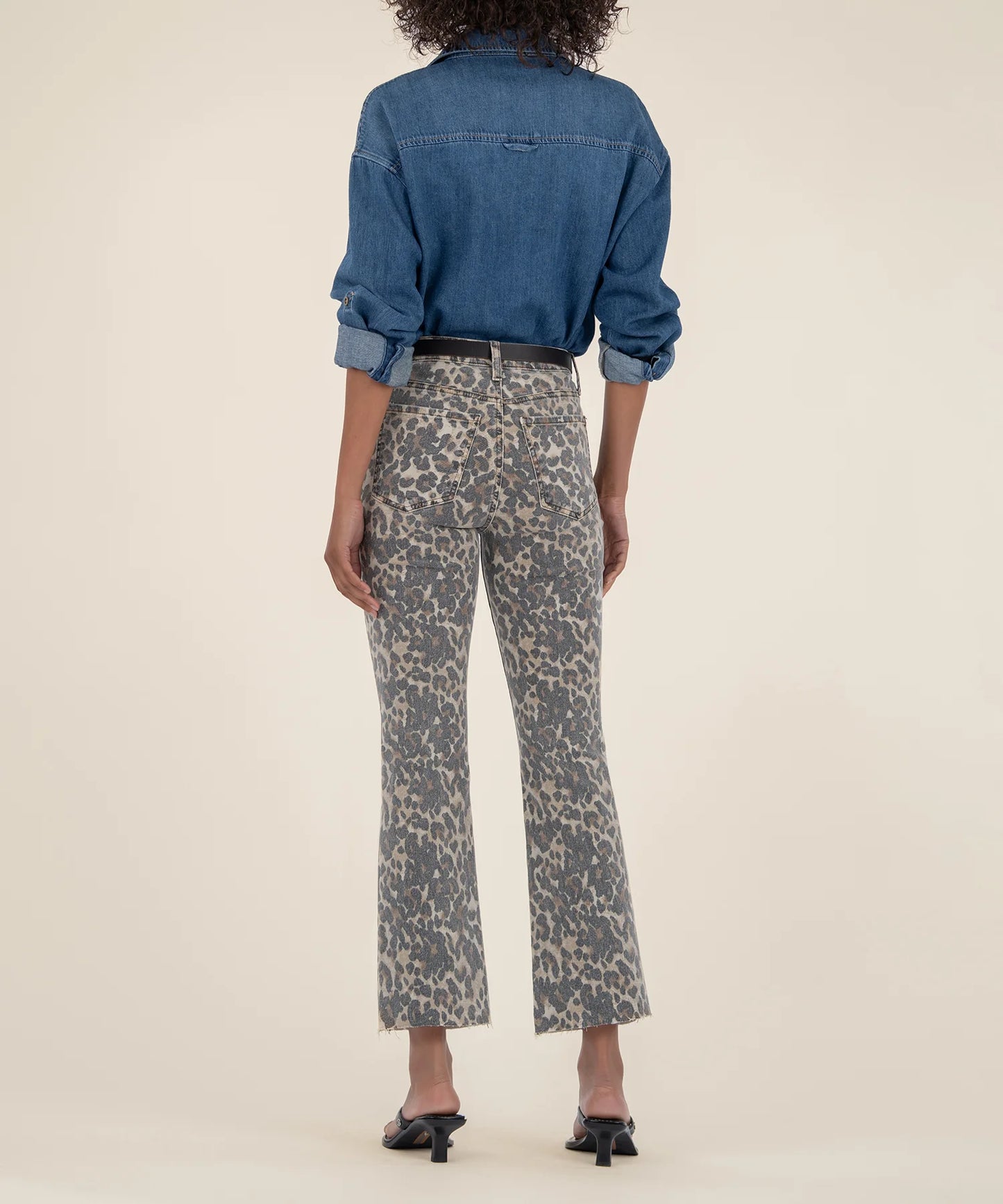 Kelsey Ankle Flare |Leopard|
