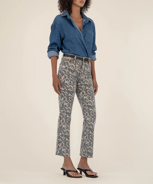 Kelsey Ankle Flare |Leopard|
