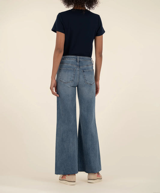 Ryan High Rise Super Wide Leg |Believe Wash|