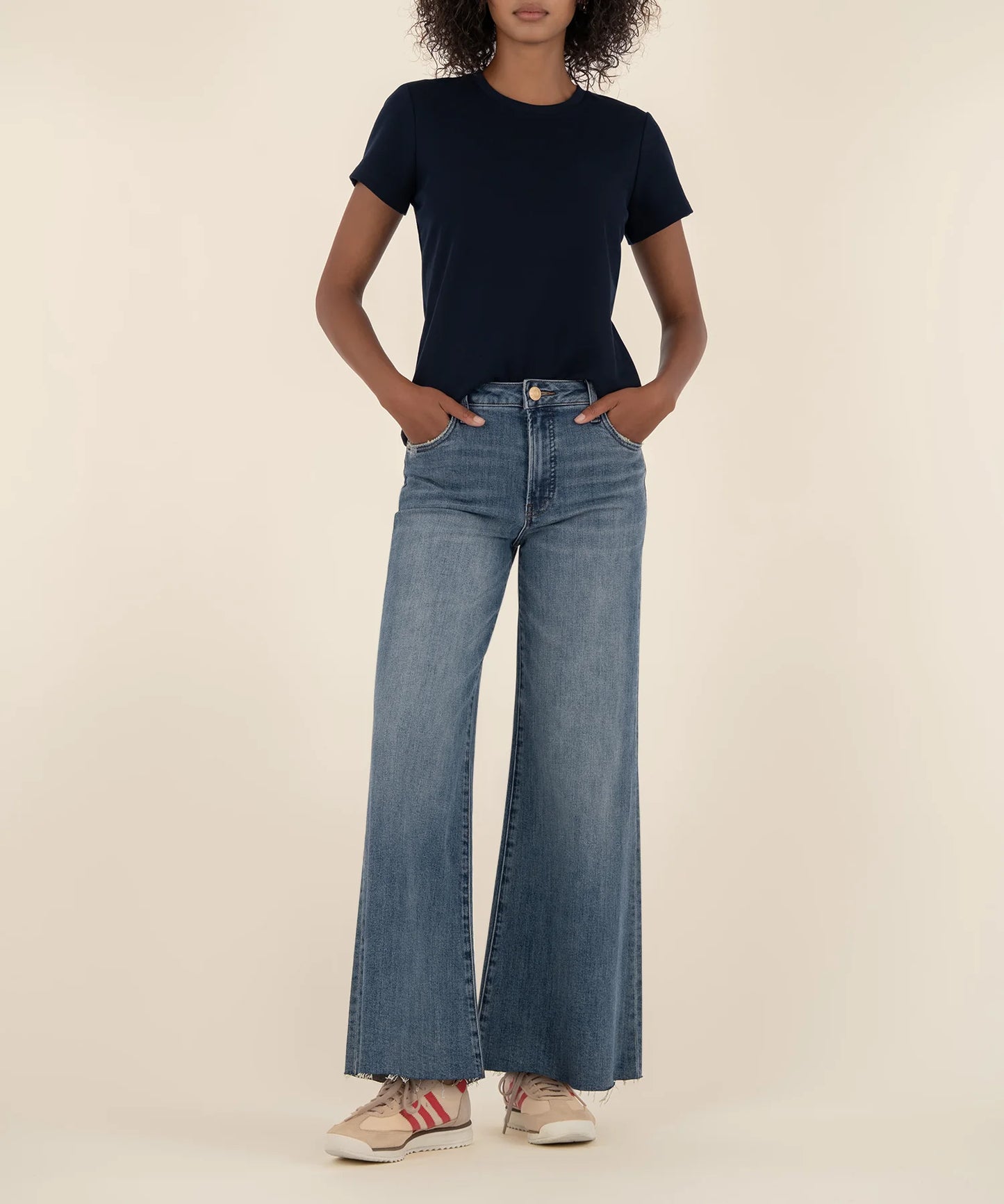 Ryan High Rise Super Wide Leg |Believe Wash|