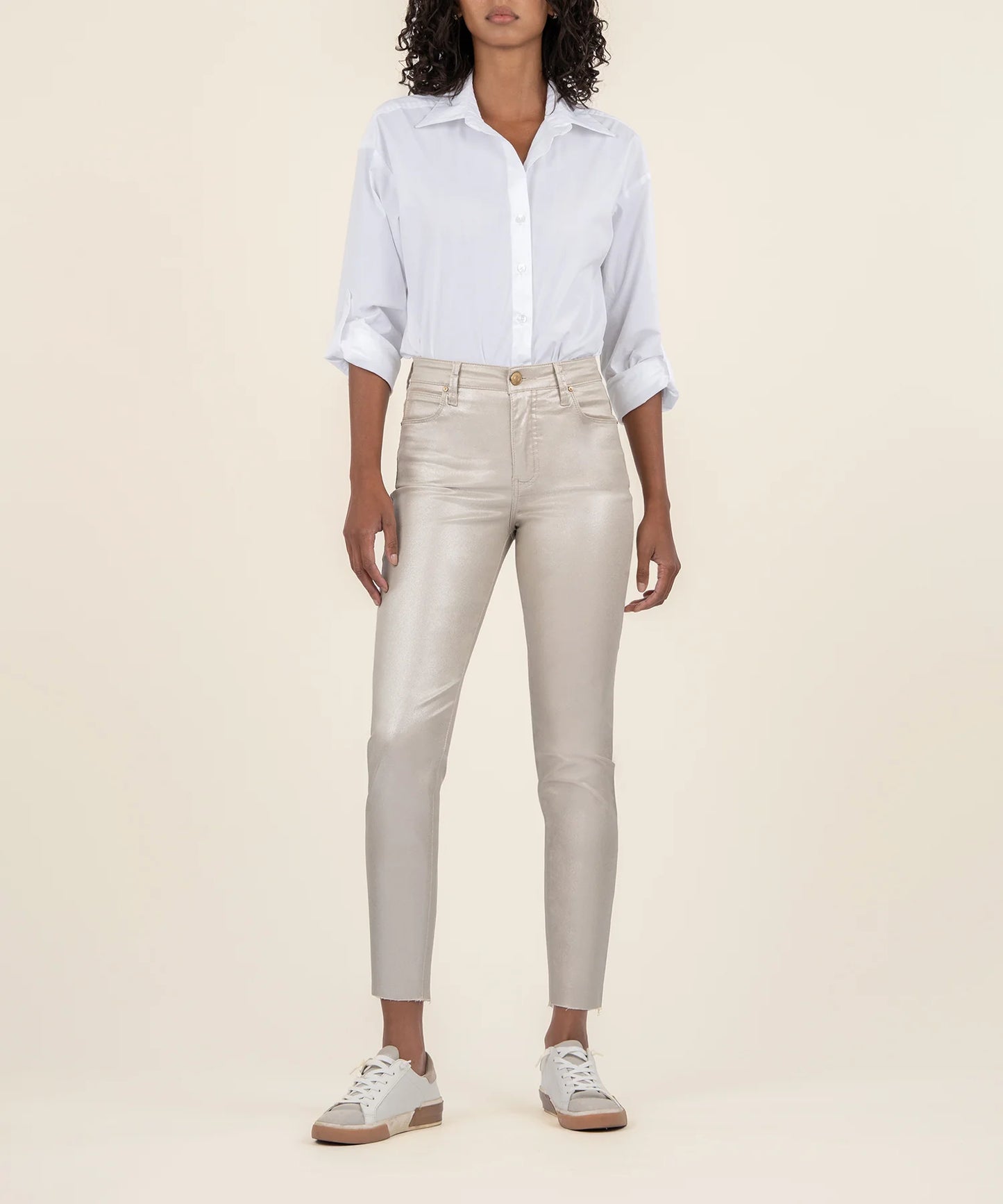 Charlize Cigarette Jean |Rose Gold|