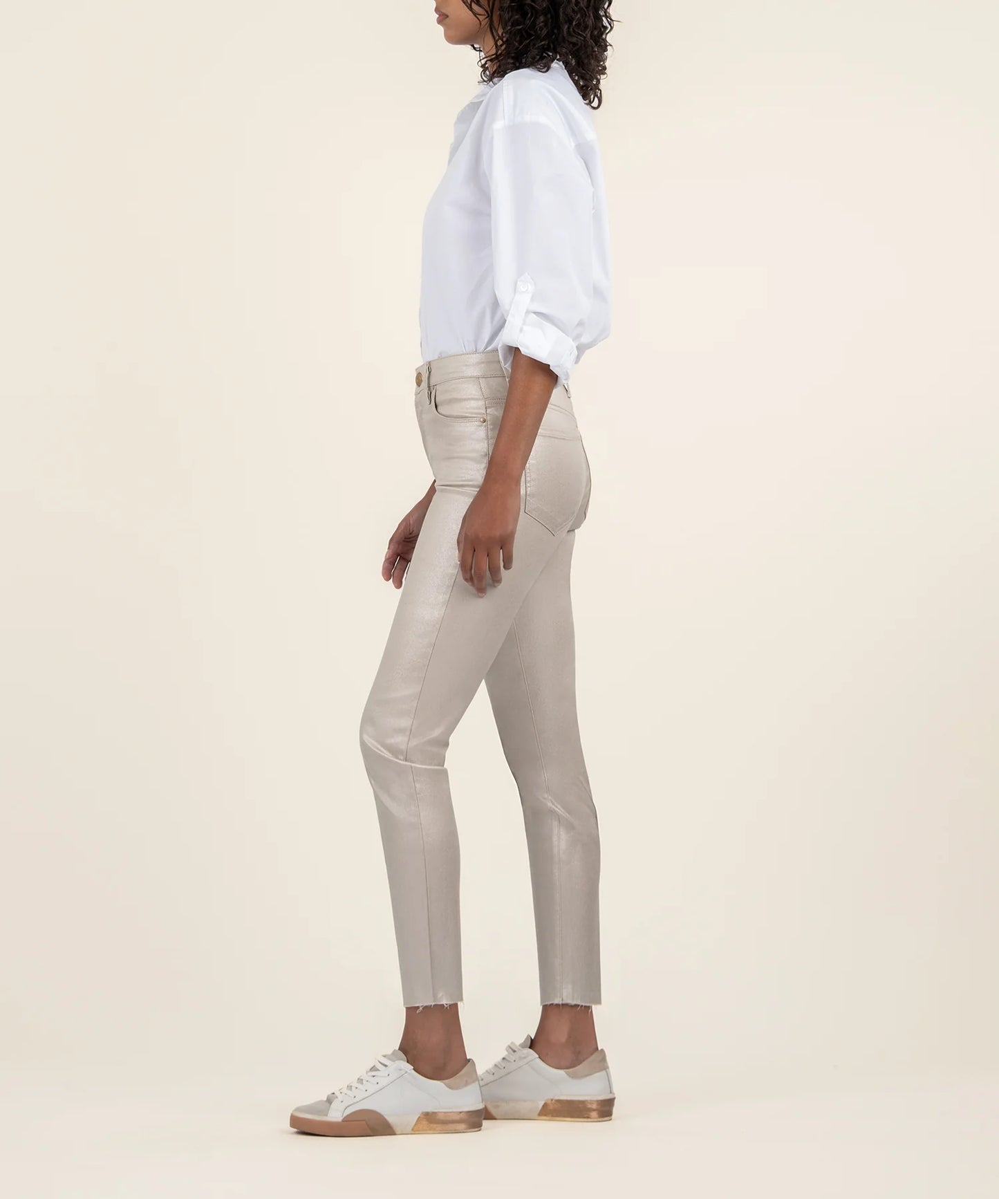 Charlize Cigarette Jean |Rose Gold|