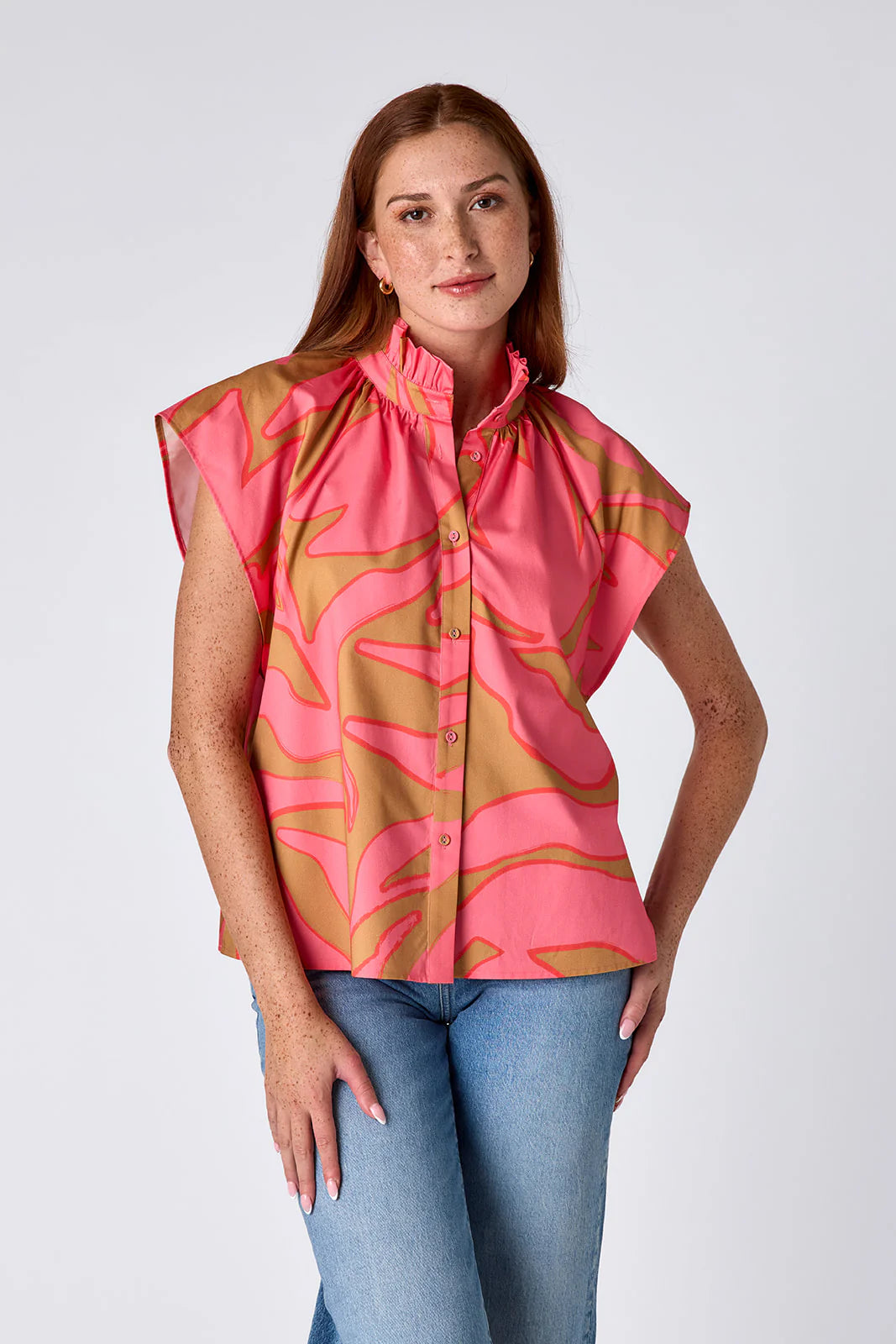 Billie Blouse |Pressed Floral|
