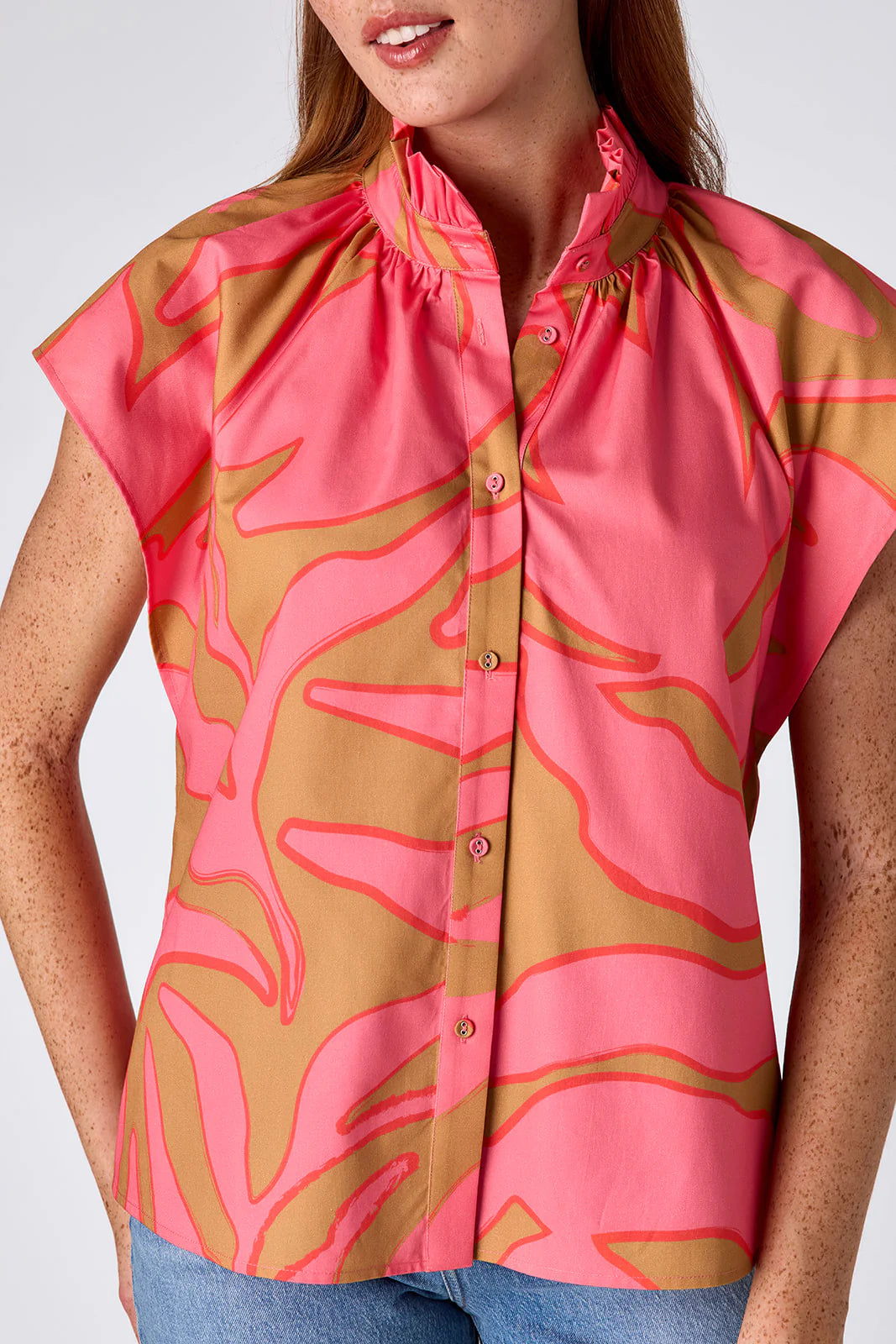 Billie Blouse |Pressed Floral|