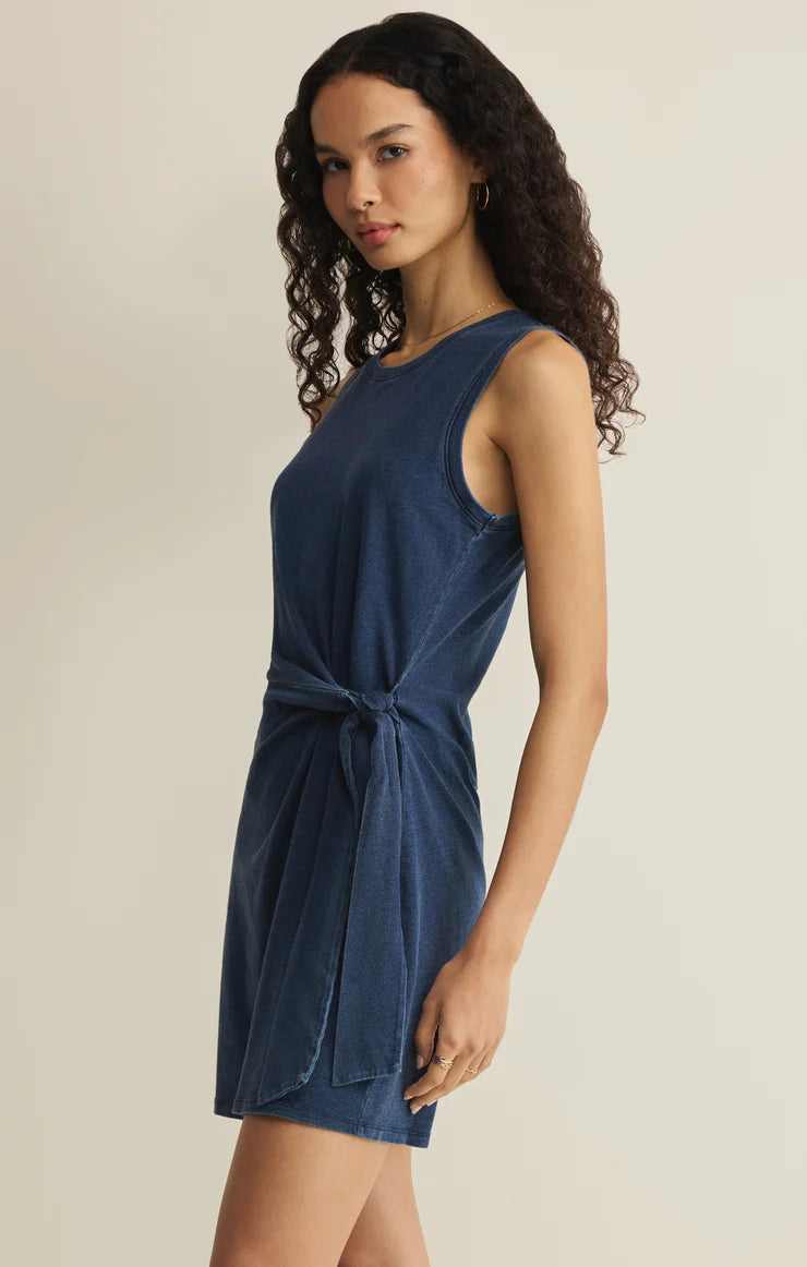 Mattie Jersey Denim Dress