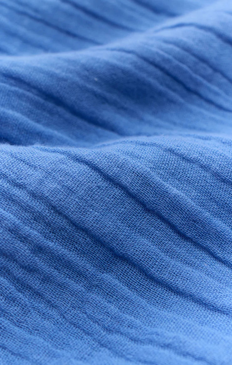 Perfect Airy Gauze Button Up