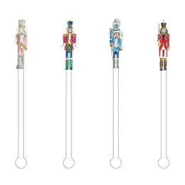 Holiday Nutcrackers Acrylic Sticks