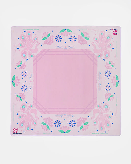 Birdie Pink Mahjong Mat