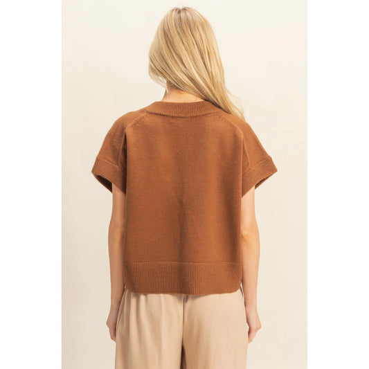 Mocha Sweater Vest