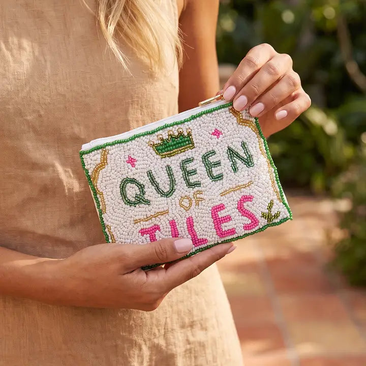 Mahj Beaded Coin Purse