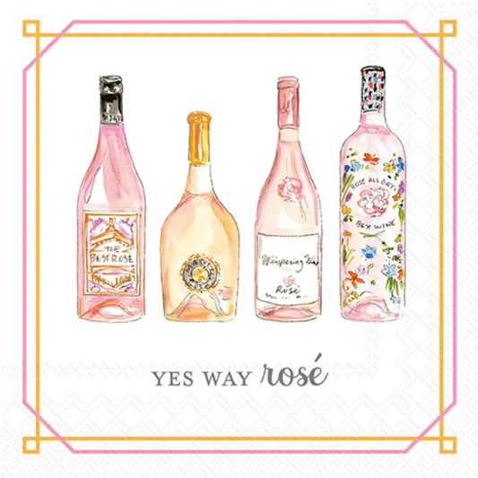 Cocktail Napkin |Yes Way Rose|