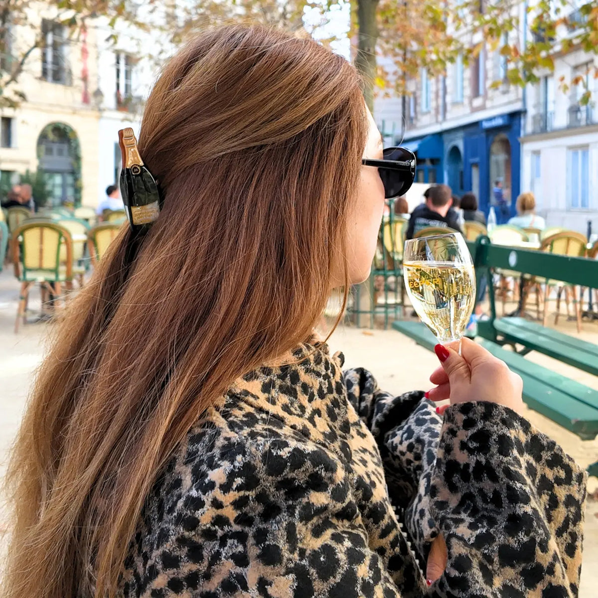 Champagne Hair Clip