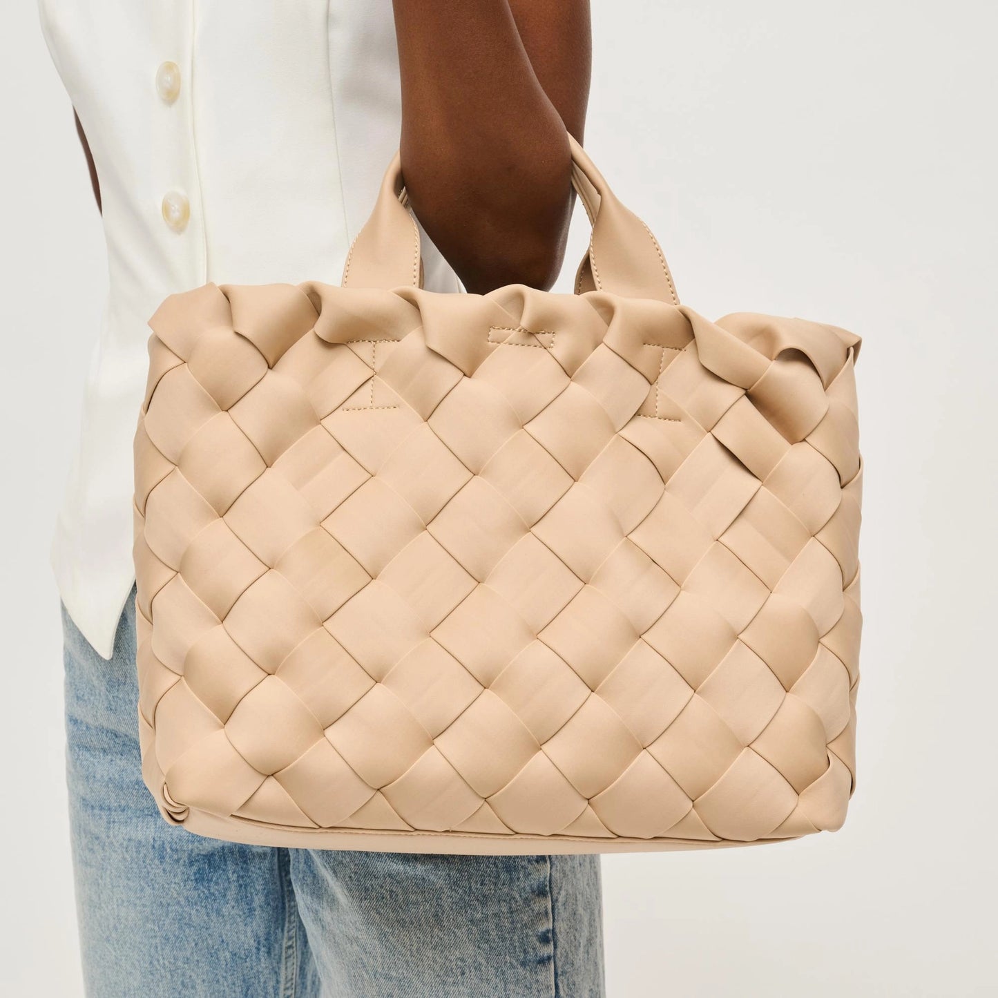 Ruth Woven Neoprene Tote