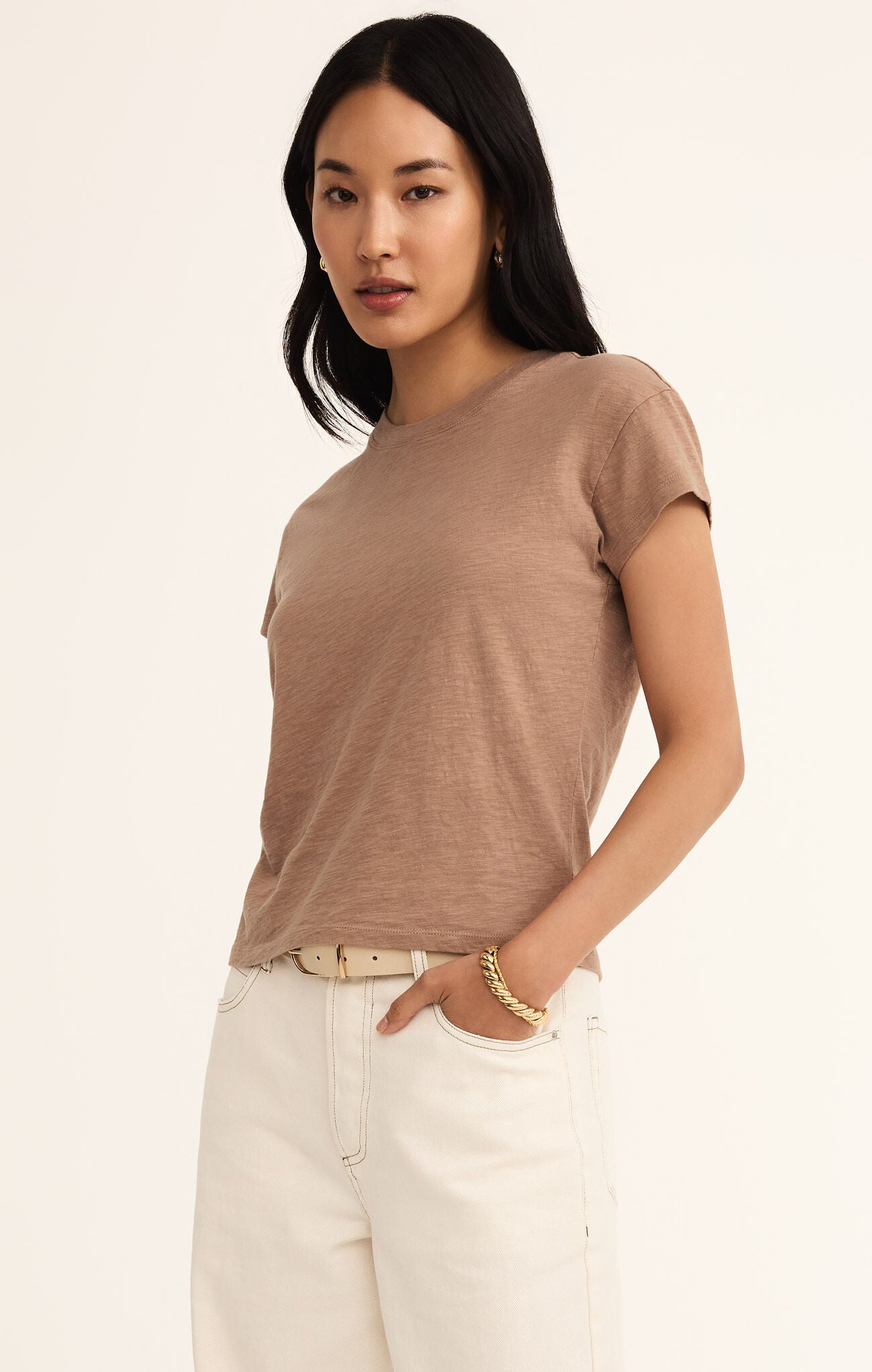 Modern Slub Tee |Iced Coffee|