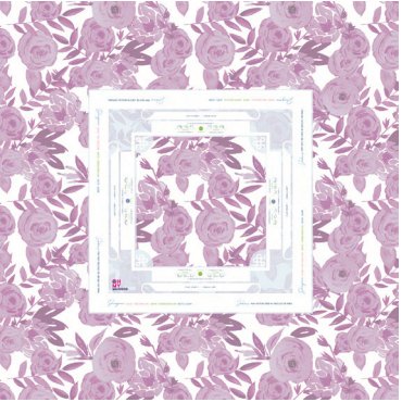 Lavender Lux Instructional Tablecloth